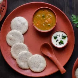 the handicraftian Terracotta Traditional Clay Dinner Set | Terracotta | Plate, Bowls, Spoon & Glass Included Dinner Set image 3