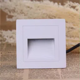 prop it up 3W Outdoor Led Step Light IP65 Aluminum Embedded Staircase Corner Lamp Waterproof Recessed Wall Stair Lamp Footlight (white body, warm white light) Flood Light Outdoor Lamp-picture-23