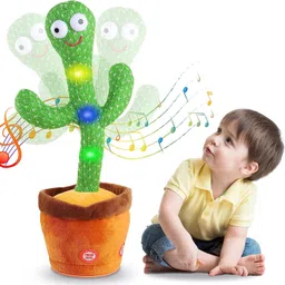 tru toys Dancing Cactus for Kids Talking Toys Baby Repeat What You Say with Light Music-picture-27