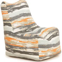 style homez Large CANVAS CLASSIC CHAIR, Cotton Stripes Printed Bean Bag Chair With Bean Filling-picture-36