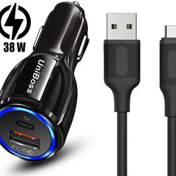uniboss 38 W Qualcomm Certified Turbo Car Charger image 1