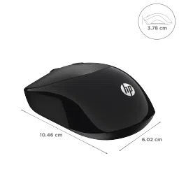 HP M090 2.4GHz Wireless Optical Mouse with 1 Million Key Life (1200 DPI Adjustable, Ergonomic Design, Black) image 3