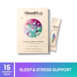 The Good Bug Sleep and Calm SuperGut Powder for Healthy Deep Sleep & Stress Relief | Pre & Probiotic Supplement for Men & Women |15 Days Pack-image-70