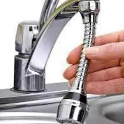 manjri Turbo Flex 360 Flexible Faucet Sprayer Water Extender Nozzle Cock Faucet Faucet Function Diverter image 1