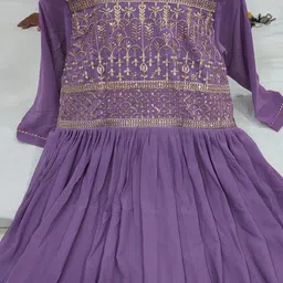 thebestbuyers Georgette Stitched Anarkali Gown image 5
