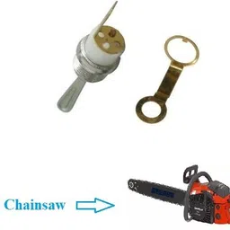 sauran 2 Set Switch And Spring For 58cc Petrol Chainsaw CK74 Power & Hand Tool Kit image 3