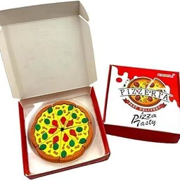 hk toys Mini Pizza Erasers for Kids & Students Colorful Stationery Collection Non-Toxic Eraser-picture-15