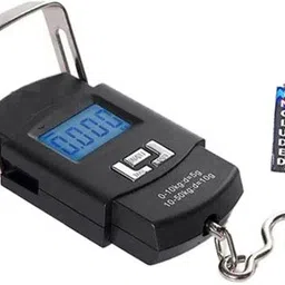 Lneburg Digital Luggage Scale Lcd Screen 50Kg Weight Capacity, Green Backlight C562QA Weighing Scale-image-2