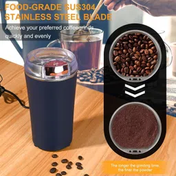 kamaly Coffee Grinder Chopper Crusher Personal Coffee Maker image 2