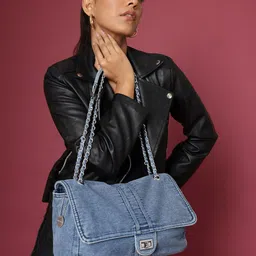 lino perros Blue Women Shoulder Bag Women Blue Shoulder Bag-picture-16