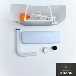 adano Side Handle Flush Tank with Internal Accessories Flush Tank Lid image 4