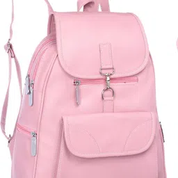 fd fashion Small 20 L Backpack Stylish PU Leather Trendy College office Backpack for Women & Girls-picture-11