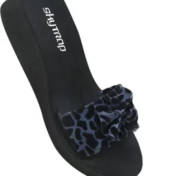 skytrap Stylish Comfortable and Trending Cross Strap Flip Flop Combo of 2 Women Slippers image 3