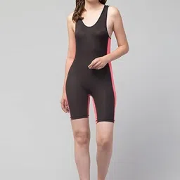 true shop Solid Women Black Swimsuit-picture-22