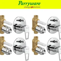 parryware Espirion concealed Diverter Body with Concealed Upper Part set of 4 pic 287 Faucet Set-picture-20