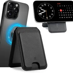 Capes India MagLock Wallet Pro Compatible with MagSafe, Phone Grip & Stand, 5 Card Slots Mobile Holder-picture-41