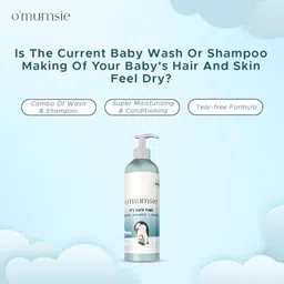o'mumsie Baby Shampoo + Wash | Tear Free Formula | Baby Wash | 250 Ml| image 5