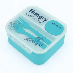 Hungry Lunch Box | BPA Free Leakproof Tiffin for Kids & Office Use 4 Containers Lunch Box-image-41