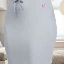 Trendmalls New.P01-LightGrey Lycra Blend Petticoat image 4