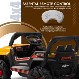baybee Viper Battery Electric Kids Car Ride on Baby Car with Bluetooth, Music & Light Jeep Battery Operated Ride On image 2