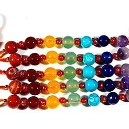 hoseki Very Beautiful Rakhi Sapta Gem Rakhi pebble Regular Asymmetrical Crystal Stone-picture-15