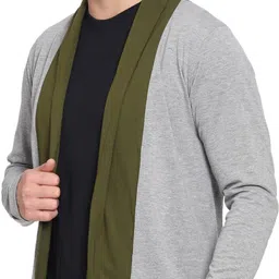 roarers Men Full Sleeve Grey Shrug image 3