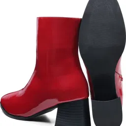 Yoho BOOT 102 | Premium Gloss Finish | Soft Lycra Lining | Durable Tunit Sole Boots For Women image 2