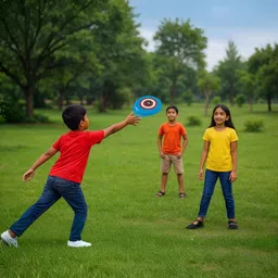 medivedas Outdoor Flying Disc Toy for Kids | Durable & Lightweight Frisbee Game for kids Plastic Sports Frisbee image 4