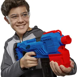 nerf Alpha Strike Flyte CS-10 Motorized Blaster,10-Dart Clip Blasting, Incl. 20 Darts Guns & Darts image 5