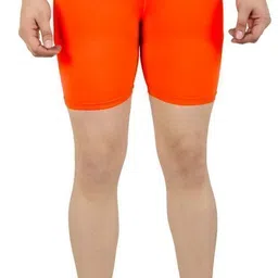 ninq Solid Men Orange Tights-picture-30