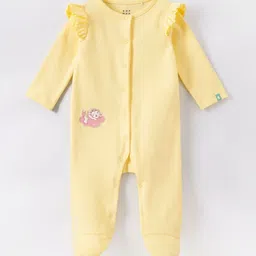 Ed-A-Mamma Baby Infant Girls Frill Detail Pure Cotton Sleepsuit-picture-24