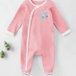 Ed-a-Mamma Baby Infant Girls Printed Full Sleeves Cotton Sleepsuit-picture-45