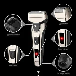 JPRO Electric Shavers for Men Reciprocating Razors Blade Net Replacement Shaver Head Shaver For Men image 3