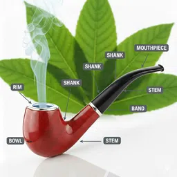 frinzoo Compact Tobacco Pipe for Anytime Use Smoking Cessations image 2