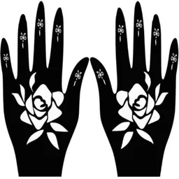 vmens99 Mehndi Stencil Set for Women & Girls | Reusable Bridal & Festival Mehndi M_F299 Hand Mehndi Stencil Stencil-picture-12