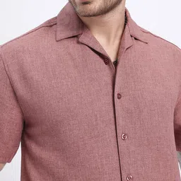 glitchez Men Relaxed Fit Fit Solid Casual Shirt image 3