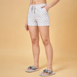 dreamz by pantaloons Printed Women White Basic Shorts image 3