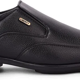 liberty Fortune UVL-34 Non Lacing Formal Shoes PU Upper | Comfortable PVC Sole Derby For Men image 2