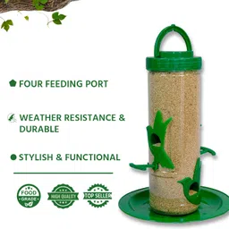 amijivdaya Medium Food Feeder for birds Window Bird Feeder Bird Feeder image 2