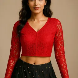 jhilik U-Neck Women Blouse-picture-27