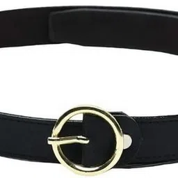 shinebelt Women Casual Black Artificial Leather Belt-picture-18