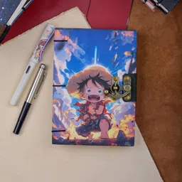 nizam handiicraft Printed Diary Notebook With Lock Clasp A5 Diary Unrulled 200 Pages image 5