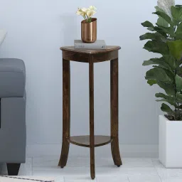 amberville from pepperfry Brimpton Sheesham Wood End Table In Provincial Teak Finish image 1