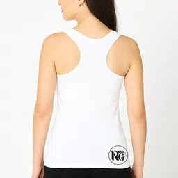 rapid garments Women White Tank Top/Vest image 2