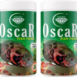 nitishree Oscar Fish Food 40% Protein, Color Enhancement & Growth (2.5mm)-100gm+100gm Fish 0.2 kg (2x0.1 kg) Dry Adult, Senior, Young, New Born Fish Food-picture-12