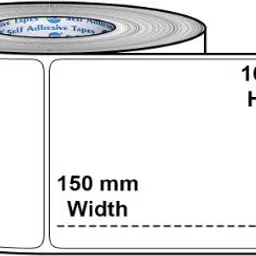 arsh VCR 4x6 Direct Thermal Label Sticker inches - 100mm x 150mm - 400 Label White Self Adhesive Paper for Barcoding Permanent Paper Label image 2