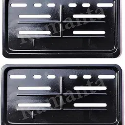 ramanta Activa Number Plate Frame Metal High Security Number Plate Frame Compatible with Bike Number Plate-picture-27