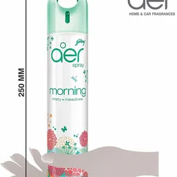 godrej aer Freshener for Home & Office - Morning Misty Meadows | Pack of 2 (240 ml each) Spray image 4