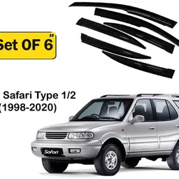 krishna auto Non-convertibles Front, Rear Wind Deflector-picture-13