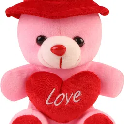 kaali enterprises Cap Teddy Soft Toy Best Gift For Valentine Day, Kids Birthday, Anniversary Gift - 12 cm-picture-40